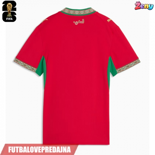 Lacne Ženy Futbalové dres Maroko MS 2026 Krátky Rukáv - Domáci